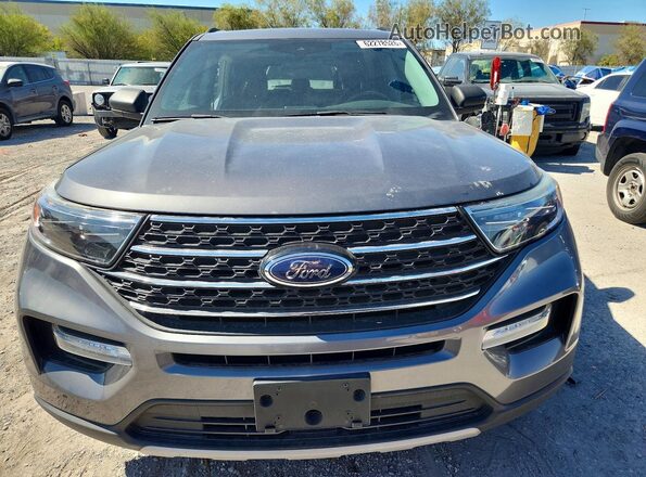 1FMSK7DH1MGA30967 2021 FORD EXPLORER Gray Вид спереду