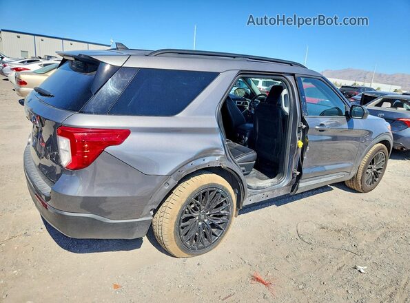 1FMSK7DH1MGA30967 2021 FORD EXPLORER Gray Задня права чверть