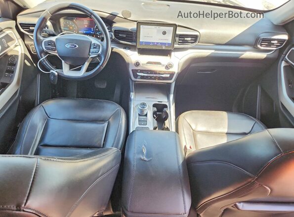 1FMSK7DH1MGA30967 2021 FORD EXPLORER Gray Вид панелі приладів