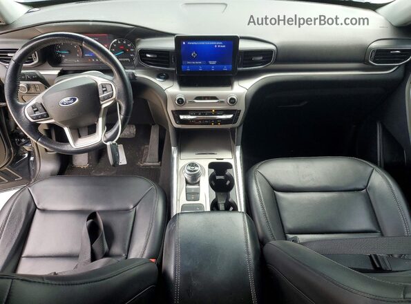 1FMSK7DH1NGA37399 2022 FORD EXPLORER Gray Вид панелі приладів