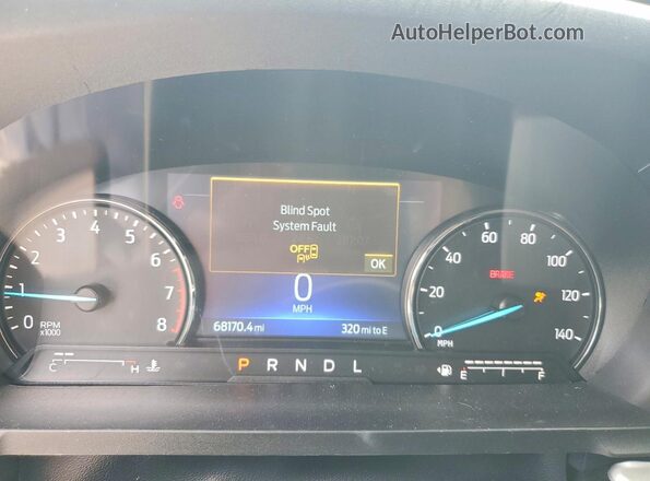 1FMSK7DH1NGA37399 2022 FORD EXPLORER Gray Вид щитка приладів