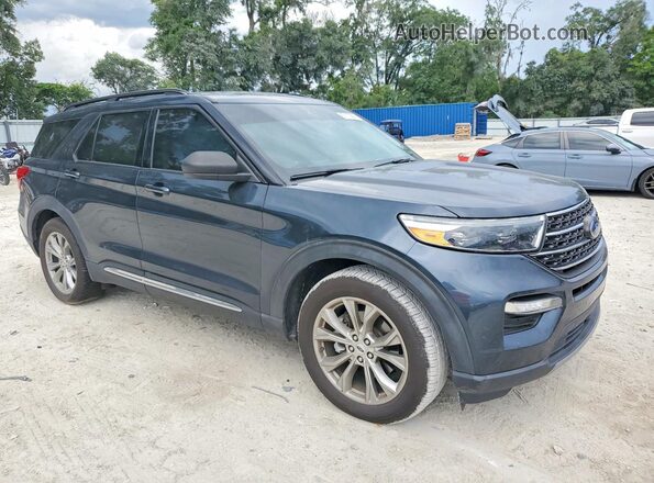 1FMSK7DH1NGA37399 2022 FORD EXPLORER Gray Передня права чверть