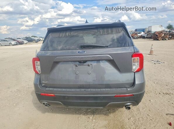1FMSK7DH2NGB72276 2022 FORD EXPLORER Угольный Вид сзади