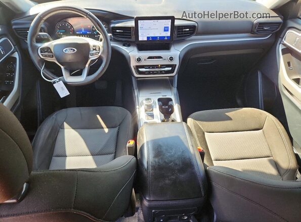 1FMSK7DH2PGC23021 2023 FORD EXPLORER Gray Вид панелі приладів