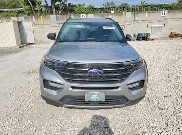1FMSK7DH4LGC42213 2020 FORD EXPLORER Silver Դիմացի տեսք