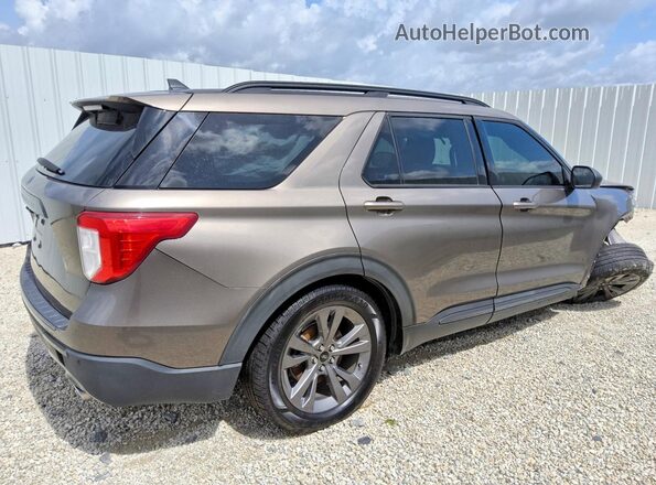 1FMSK7DH4MGB50620 2021 FORD EXPLORER Tan Trasero derecho