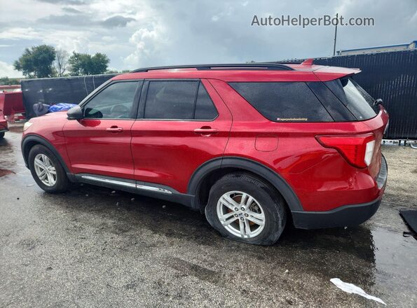 1FMSK7DH5LGA89390 2020 FORD EXPLORER Red Tył lewy