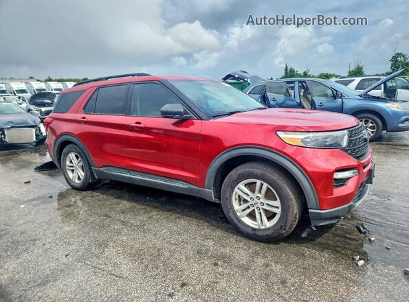 1FMSK7DH5LGA89390 2020 FORD EXPLORER Red Przód prawy