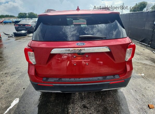 1FMSK7DH5LGA89390 2020 FORD EXPLORER Red Widok z tyłu
