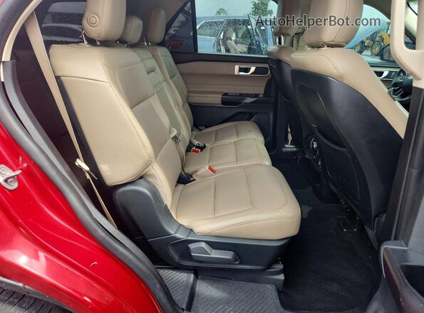 1FMSK7DH5LGA89390 2020 FORD EXPLORER Red Widok wnętrza z tyłu