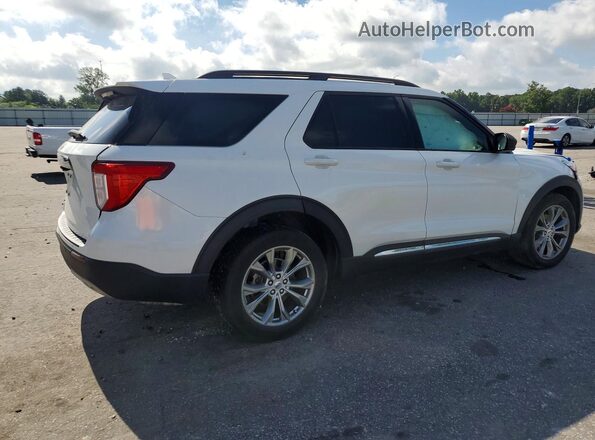 1FMSK7DH8MGB95477 2021 FORD EXPLORER White Trasero derecho