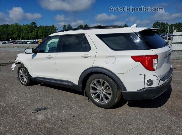 1FMSK7DH8MGB95477 2021 FORD EXPLORER White Trasero izquierdo