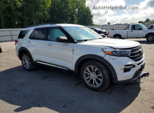 1FMSK7DH8MGB95477 2021 FORD EXPLORER White Delantero derecho