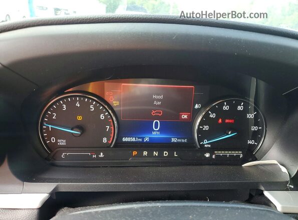 1FMSK7DH8MGB95477 2021 FORD EXPLORER White Vista del cuadro de instrumentos