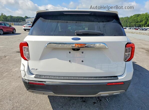 1FMSK7DH8MGB95477 2021 FORD EXPLORER White Vista trasera