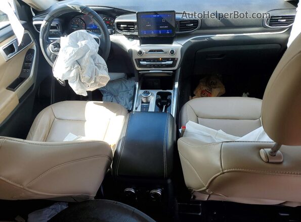 1FMSK7DH8MGB95477 2021 FORD EXPLORER White Vista del salpicadero
