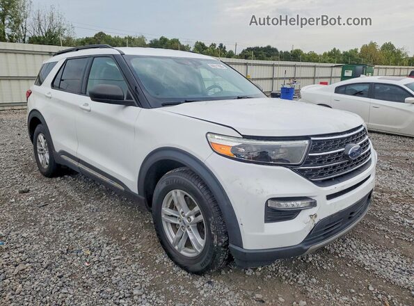 1FMSK7DH8PGA22501 2023 FORD EXPLORER Белый Передняя правая четверть