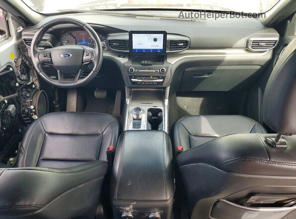 1FMSK7DH9LGB53754 2020 FORD EXPLORER White Widok deski rozdzielczej