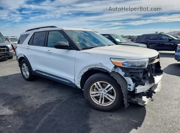1FMSK7DH9LGB53754 2020 FORD EXPLORER White Przód prawy