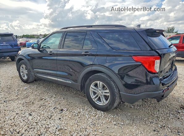 1FMSK7DH9MGC46758 2021 FORD EXPLORER Black Задня ліва чверть