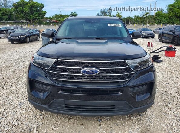 1FMSK7DH9MGC46758 2021 FORD EXPLORER Black Вид спереду
