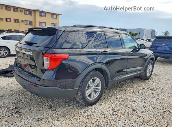1FMSK7DH9MGC46758 2021 FORD EXPLORER Black Задня права чверть