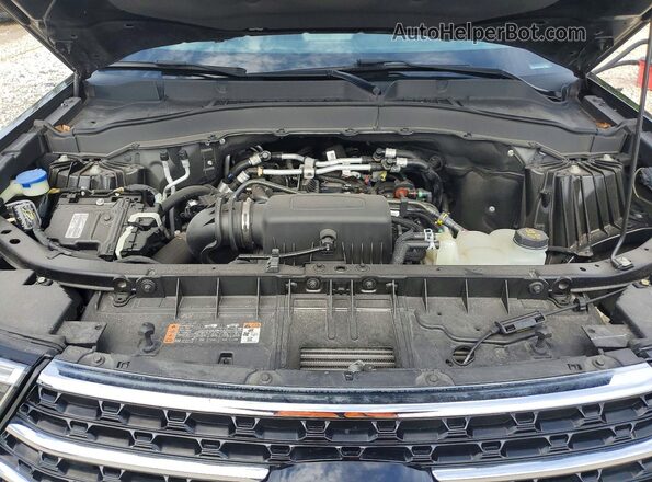 1FMSK7DH9MGC46758 2021 FORD EXPLORER Black Вид підкапотного простору