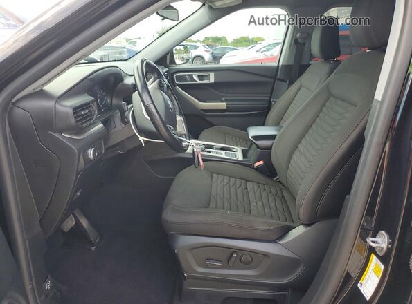 1FMSK7DH9MGC46758 2021 FORD EXPLORER Black Вид салону спереду