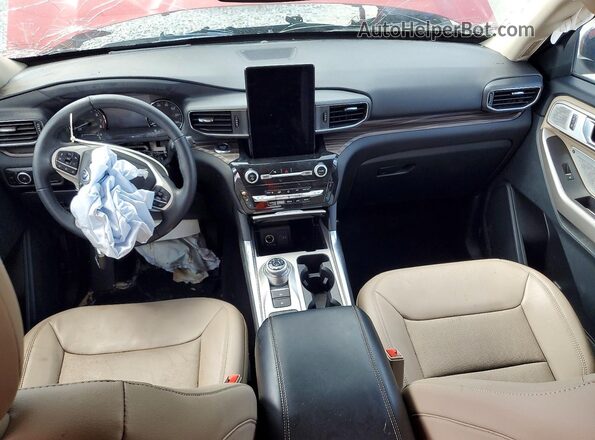 1FMSK7FH0RGA76598 2024 FORD EXPLORER Maroon Dashboard view