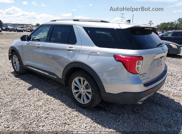 1FMSK7FH2MGA37178 2021 FORD EXPLORER Silver Tył lewy