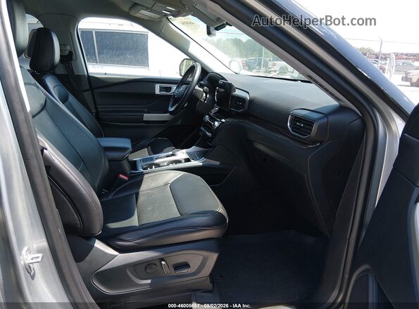 1FMSK7FH2MGA37178 2021 FORD EXPLORER Silver Widok wnętrza z przodu