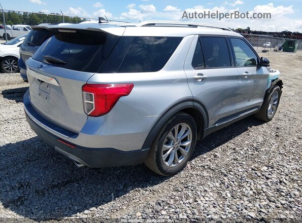 1FMSK7FH2MGA37178 2021 FORD EXPLORER Silver Tył prawy