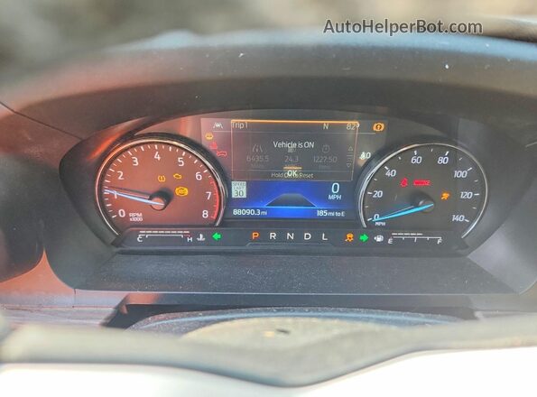 1FMSK7FH2NGA61286 2022 FORD EXPLORER Gray Widok zestawu wskaźników