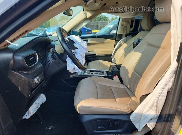 1FMSK7FH2NGA61286 2022 FORD EXPLORER Gray Widok wnętrza z przodu