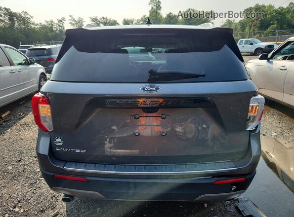 1FMSK7FH2NGA61286 2022 FORD EXPLORER Gray Widok z tyłu