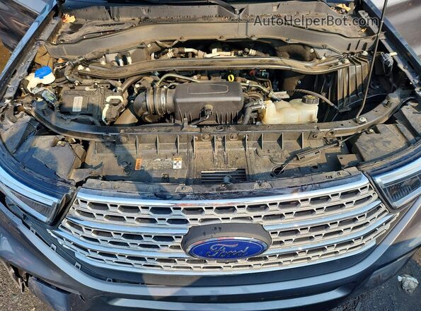 1FMSK7FH2NGA61286 2022 FORD EXPLORER Gray Widok komory silnika