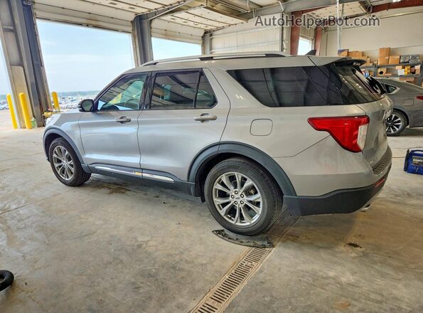 1FMSK7FH4MGB55152 2021 FORD EXPLORER Серебряный Задняя левая четверть