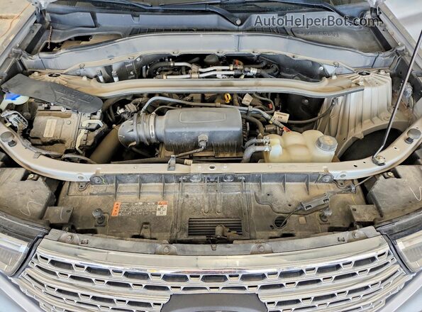 1FMSK7FH4MGB55152 2021 FORD EXPLORER Серебряный Вид задней части салона