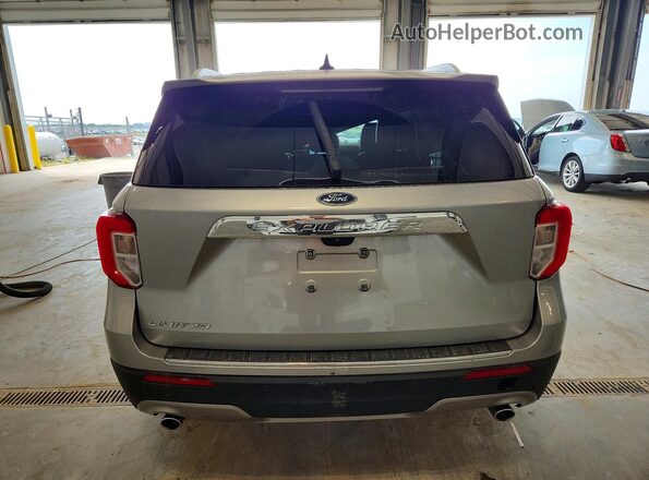 1FMSK7FH4MGB55152 2021 FORD EXPLORER Серебряный Вид сзади