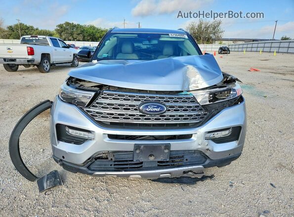 1FMSK7FH9LGA26743 2020 FORD EXPLORER Silver წინა ხედი