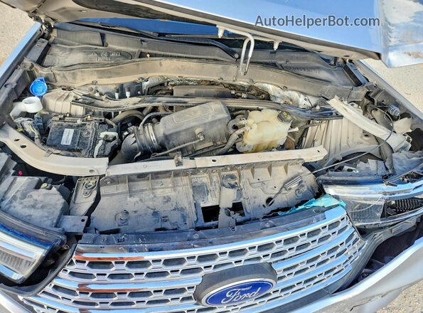 1FMSK7FH9LGA26743 2020 FORD EXPLORER Silver ძრავის განყოფილების ხედი