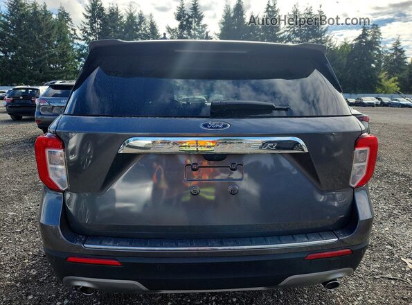 1FMSK7FH9PGB19865 2023 FORD EXPLORER Gray Widok z tyłu