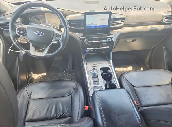 1FMSK7FHXNGA62668 2022 FORD EXPLORER Gray Вид панелі приладів