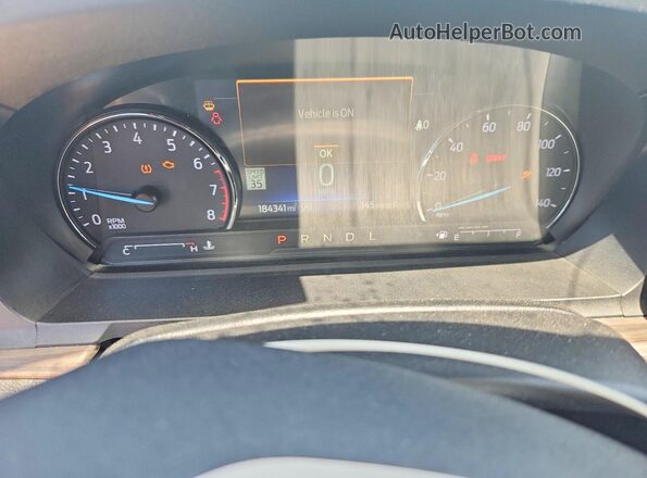 1FMSK7FHXNGA62668 2022 FORD EXPLORER Gray Вид щитка приладів