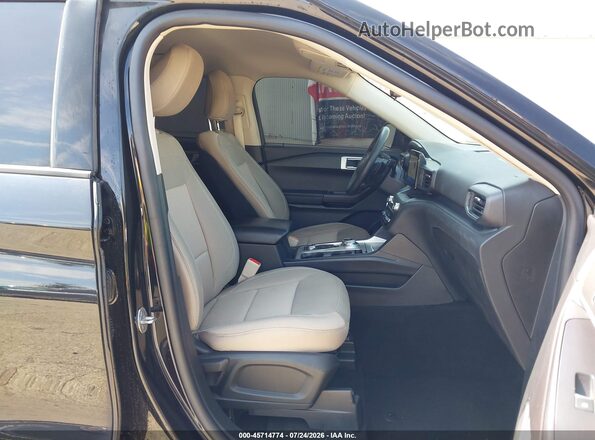 1FMSK8BH0LGA84493 2020 FORD EXPLORER Черный Вид салона спереди
