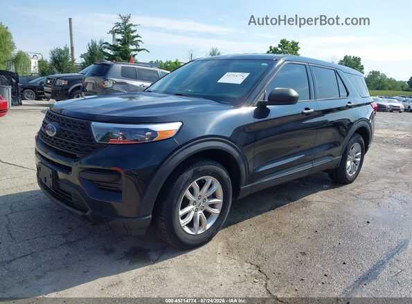 1FMSK8BH0LGA84493 2020 FORD EXPLORER Черный Передняя левая четверть