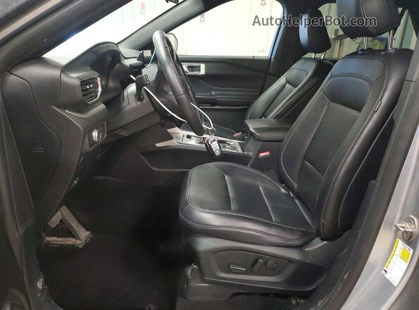 1FMSK8DH0LGA39289 2020 FORD EXPLORER Серебряный Вид салона спереди