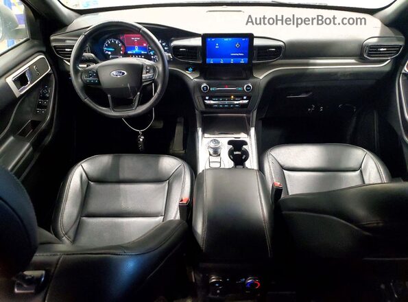 1FMSK8DH0LGA39289 2020 FORD EXPLORER Серебряный Вид панели приборов