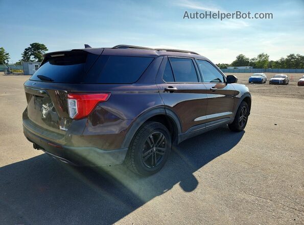 1FMSK8DH1LGA13560 2020 FORD EXPLORER Brown უკანა მარჯვენა