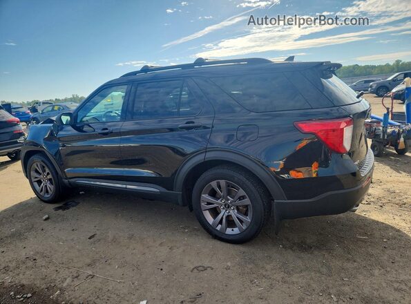 1FMSK8DH1MGC08687 2021 FORD EXPLORER Black Հետևի ձախ